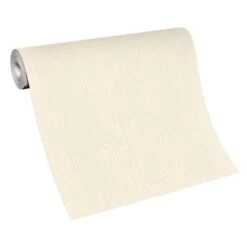 Erismann Summer Beat | 5424-14 | Papier Peint Intissé Uni | 0.53 M X 10.05 M | écru -Maison Décorer Magasin 5424 14 roll summerbeat