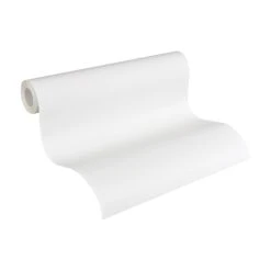 A.S. Creation Meistervlies | 563019 | Papier Peint Intissé à Rayures | 0.53 M X 10.05 M | Blanc