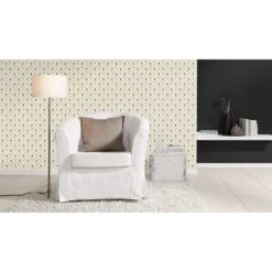 Rasch Selection Vinyl/Vlies | 610376 | Papier Peint Intissé Uni | 0.53 M X 10.05 M | Noir -Maison Décorer Magasin 610376 room 4