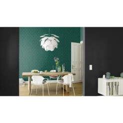 Rasch Selection Vinyl/Vlies | 610376 | Papier Peint Intissé Uni | 0.53 M X 10.05 M | Noir -Maison Décorer Magasin 610376 room 8