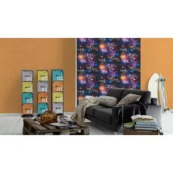 A.S. Creation Boys & Girls 6 | 758828 | Papier Peint Papier Uni | 0.53 M X 10.05 M | Orange -Maison Décorer Magasin 758828 3