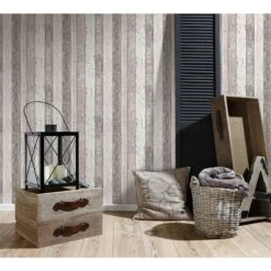 A.S. Creation Elements | 855053 | Papier Peint Bois Intissé | 0.53 M X 10.05 M | Marron -Maison Décorer Magasin 855053 4