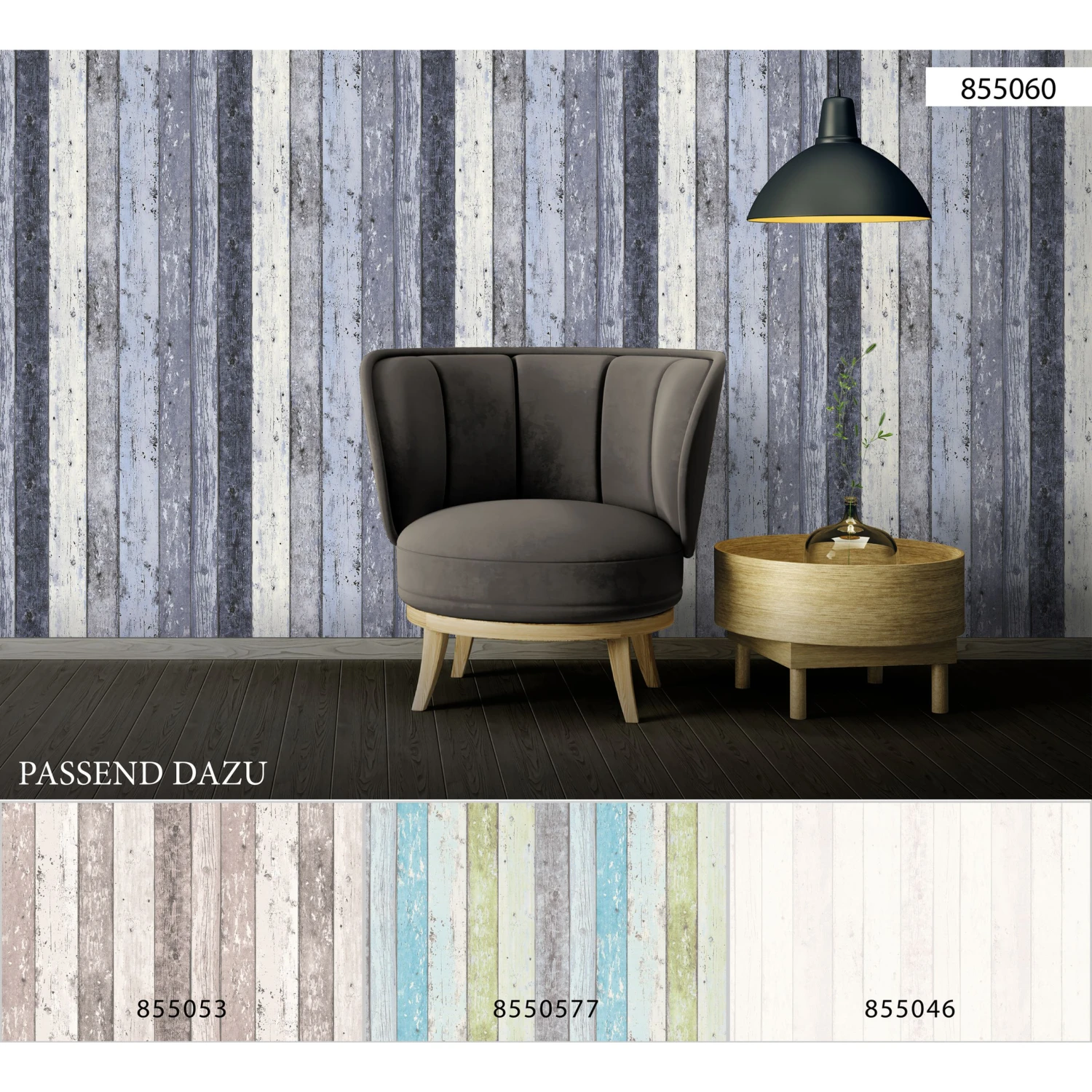 A.S. Creation Elements | 855060 | Papier Peint Bois Intissé | 0.53 M X 10.05 M | Bleu 9 A.S. Creation Elements | 855060 | Papier Peint Bois Intissé | 0.53 M X 10.05 M | Bleu – Image 9