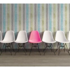 A.S. Creation Elements | 855077 | Papier Peint Bois Intissé | 0.53 M X 10.05 M | Bleu -Maison Décorer Magasin 855077 3