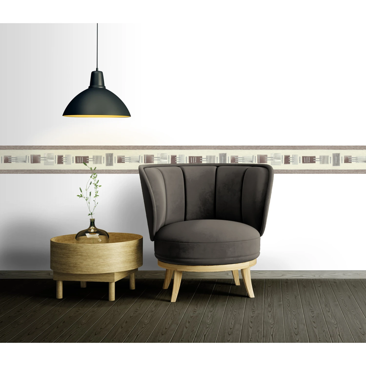 A.S. Creation Only Borders 9 | 893017 | Frise Murale Adhésive | 0.13 M X 5 M | Beige 2 A.S. Creation Only Borders 9 | 893017 | Frise Murale Adhésive | 0.13 M X 5 M | Beige – Image 2