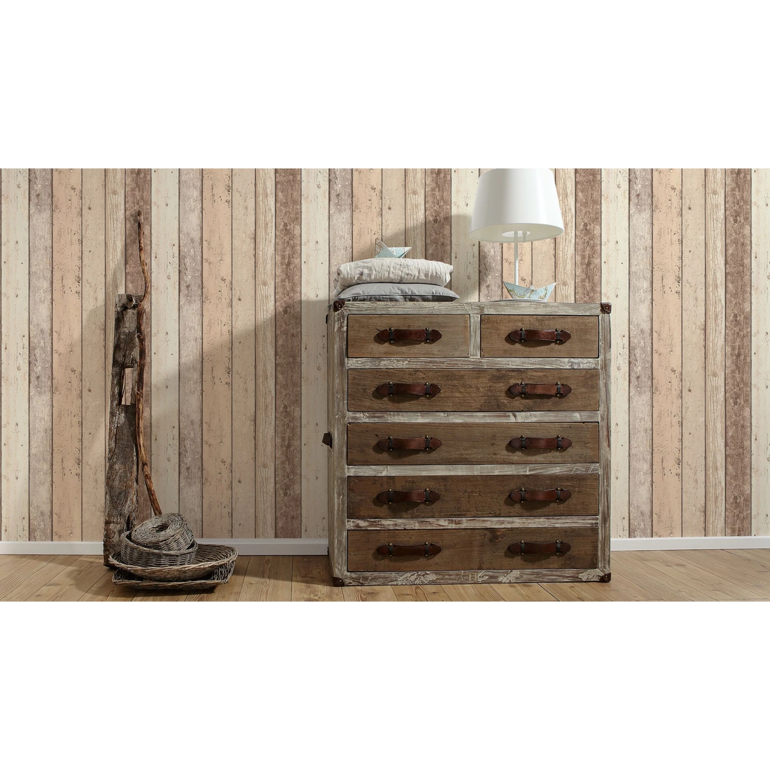 A.S. Creation Elements | 895110 | Papier Peint Bois Intissé | 0.53 M X 10.05 M | Beige 5 A.S. Creation Elements | 895110 | Papier Peint Bois Intissé | 0.53 M X 10.05 M | Beige – Image 5