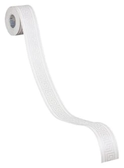 A.S. Creation Only Borders 9 | 895912 | Frise Murale Adhésive | 0.04 M X 5 M | Argent