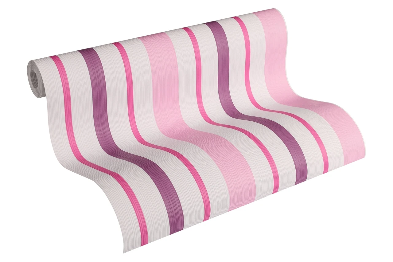 A.S. Creation Boys & Girls 4 | 898319 | Papier Peint à Rayures Papier | 0.53 M X 10.05 M | Rose 1 A.S. Creation Boys & Girls 4 | 898319 | Papier Peint à Rayures Papier | 0.53 M X 10.05 M | Rose