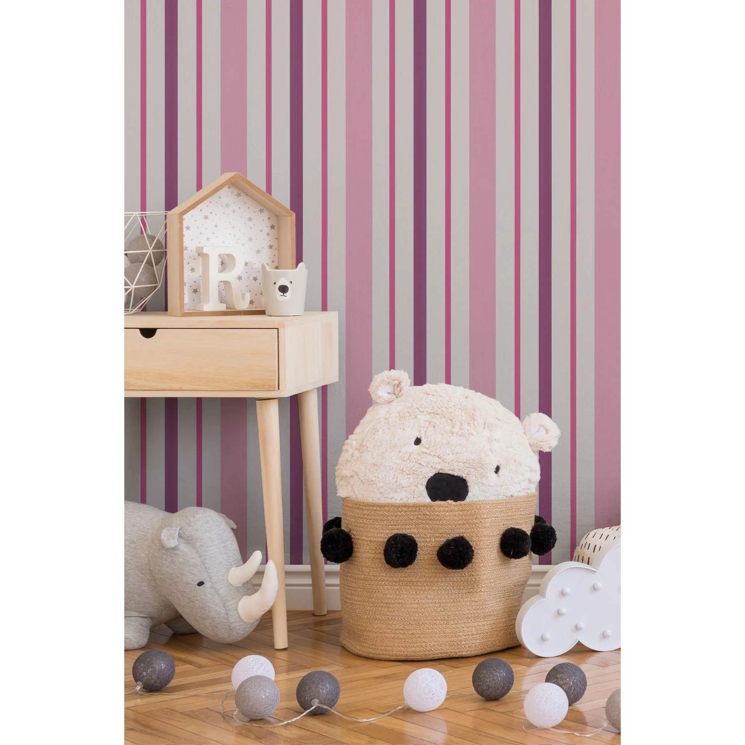 A.S. Creation Boys & Girls 6 | 898319 | Papier Peint à Rayures Papier | 0.53 M X 10.05 M | Rose 5 A.S. Creation Boys & Girls 6 | 898319 | Papier Peint à Rayures Papier | 0.53 M X 10.05 M | Rose – Image 5