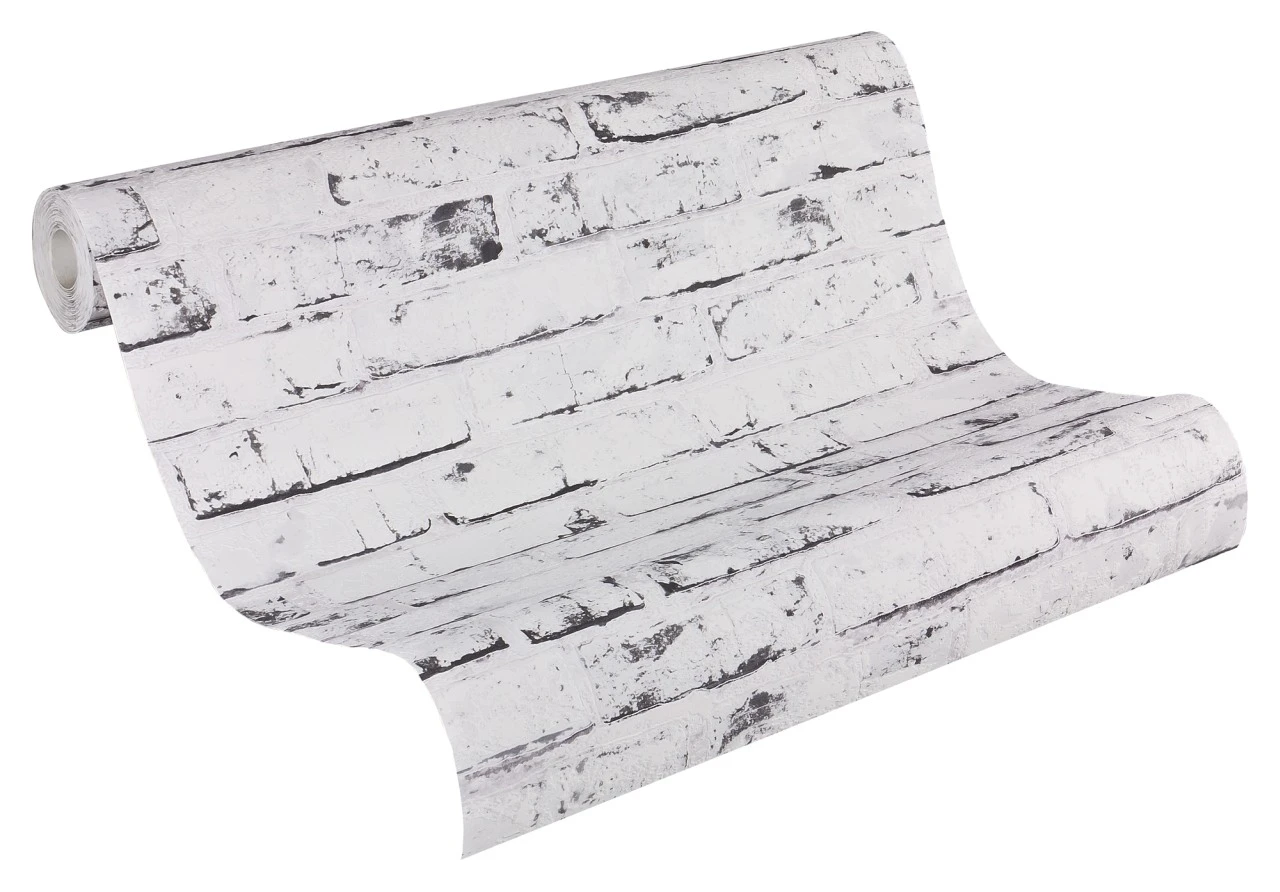 A.S. Creation Elements | 907837 | Papier Peint Intissé Pierre Brique | 0.53 M X 10.05 M | Gris 2 A.S. Creation Elements | 907837 | Papier Peint Intissé Pierre Brique | 0.53 M X 10.05 M | Gris – Image 2