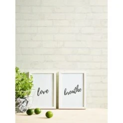 A.S. Creation Elements | 907851 | Papier Peint Intissé Pierre Brique | 0.53 M X 10.05 M | Blanc -Maison Décorer Magasin 907851 3