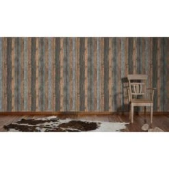 A.S. Creation Elements | 908612 | Papier Peint Bois Intissé | 0.53 M X 10.05 M | Marron -Maison Décorer Magasin 908612 3