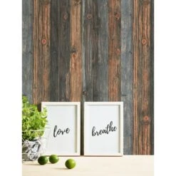 A.S. Creation Elements | 908612 | Papier Peint Bois Intissé | 0.53 M X 10.05 M | Marron -Maison Décorer Magasin 908612 5