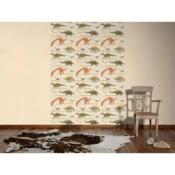 A.S. Creation Boys & Girls 6 | 908742 | Papier Peint à Rayures Papier | 0.53 M X 10.05 M | Orange -Maison Décorer Magasin 908742 3