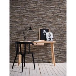 A.S. Creation Elements | 914217 | Papier Peint Intissé Pierre Brique | 0.53 M X 10.05 M | Marron -Maison Décorer Magasin 914217 7