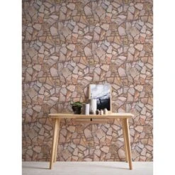 A.S. Creation Elements | 927316 | Papier Peint Intissé Pierre Brique | 0.53 M X 10.05 M | Marron -Maison Décorer Magasin 927316 6