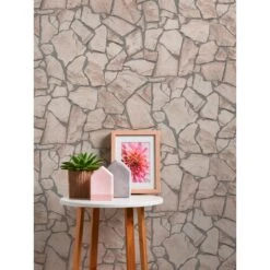 A.S. Creation Elements | 927323 | Papier Peint Intissé Pierre Brique | 0.53 M X 10.05 M | Beige -Maison Décorer Magasin 927323 5