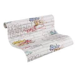A.S. Creation Boys & Girls 6 | 935611 | Papier Peint Papier Dessins & Motifs | Gris