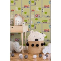 A.S. Creation Boys & Girls 6 | 936322 | Papier Peint Papier Dessins & Motifs | Vert -Maison Décorer Magasin 936322 3