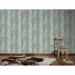 A.S. Creation Decoworld | 954055 | Papier Peint Bois Intissé | 0.53 M X 10.05 M | Vert -Maison Décorer Magasin 954055 4
