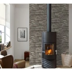 A.S. Creation Elements | 958331 | Papier Peint Intissé Pierre Brique | 0.53 M X 10.05 M | Gris -Maison Décorer Magasin 958331 3