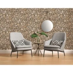 A.S. Creation Il Decoro | 958361 | Papier Peint Papier Imitation Bois | 0.53 M X 10.05 M | Marron -Maison Décorer Magasin 958361 3