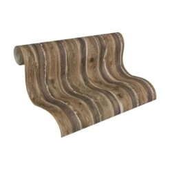 A.S. Creation Il Decoro | 958371 | Papier Peint Papier Imitation Bois | 0.53 M X 10.05 M | Marron