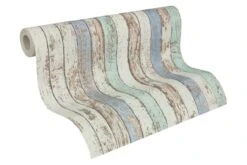 A.S. Creation Elements | 959141 | Papier Peint Bois Intissé | 0.53 M X 10.05 M | Blanc -Maison Décorer Magasin 959141 1