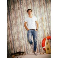 A.S. Creation Elements | 959141 | Papier Peint Bois Intissé | 0.53 M X 10.05 M | Blanc -Maison Décorer Magasin 959141 5