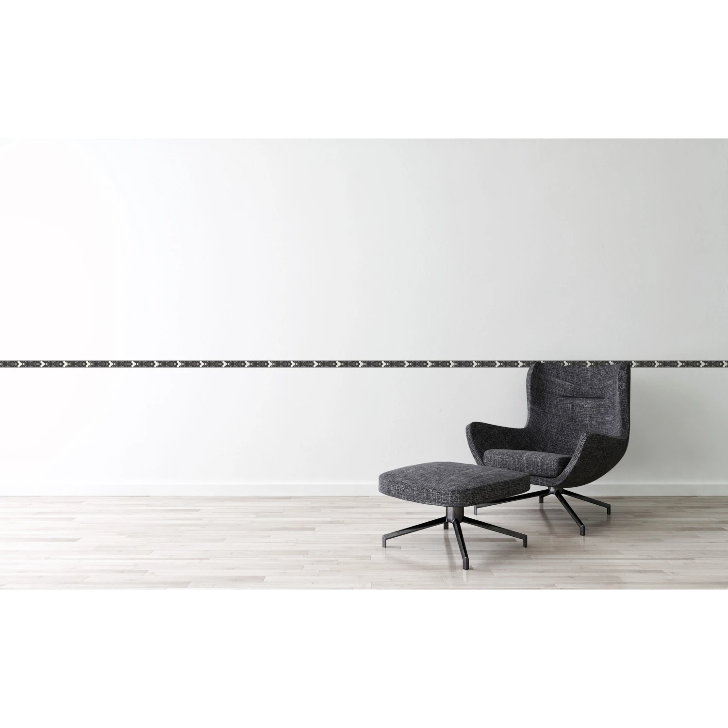 A.S. Creation Only Borders 9 | 962141 | Frise En Papier Peint Intissé | 0.05 M X 5 M | Noir 2 A.S. Creation Only Borders 9 | 962141 | Frise En Papier Peint Intissé | 0.05 M X 5 M | Noir – Image 2