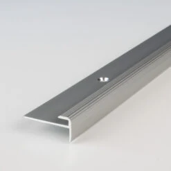 Profilé à Emboîter Avec Nez Pour Revêtement Design | Aluminium Anodisé | à Visser -Maison Décorer Magasin AUER0021 01 SILBER