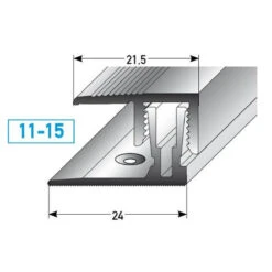 Profilé De Finition Sol Stratifié Hauteur 11-15 Mm | Aluminium Anodisé -Maison Décorer Magasin AUER0277