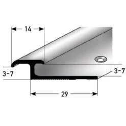 Double Profilé De Finition à Emboîter Pour Sol Stratifié | Hauteur 3 - 7 Mm | Aluminium Anodisé 5 Double Profilé De Finition à Emboîter Pour Sol Stratifié | Hauteur 3 - 7 Mm | Aluminium Anodisé -Maison Décorer Magasin AUER0346