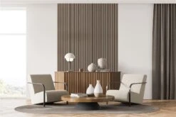 Neuhofer | Panneaux Acoustiques | MDF | Chêne Nature | 3D Panneaux Muraux | Isolation Acoustique -Maison Décorer Magasin Akustikpaneel EicheNatur 4