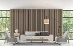 Neuhofer | Panneaux Acoustiques | MDF | Chêne Nature | 3D Panneaux Muraux | Isolation Acoustique -Maison Décorer Magasin Akustikpaneel EicheNatur 5