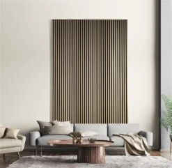 Neuhofer | Panneaux Acoustiques | MDF | Chêne Nature | 3D Panneaux Muraux | Isolation Acoustique -Maison Décorer Magasin Akustikpaneel EicheNatur 6