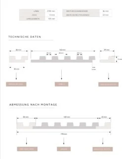 Mardom | Panneaux Acoustiques 3D "0049" | H: 2700 Mm X B: 120 Mm | Chêne Nature | Moderne 15 Mardom | Panneaux Acoustiques 3D "0049" | H: 2700 Mm X B: 120 Mm | Chêne Nature | Moderne -Maison Décorer Magasin Aufbau 4
