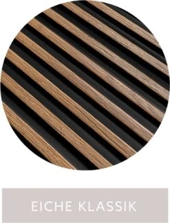 Mardom | Panneaux Acoustiques 3D "0050" | H: 2700 Mm X B: 120 Mm | Chêne Classique | Moderne -Maison Décorer Magasin Eiche Klassik