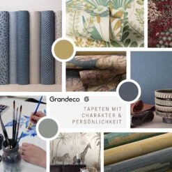 Grandeco | Space | RE1001 | Intissé Papier Peint | Uni | 10.05 X 0.53 M | Blanc -Maison Décorer Magasin Grandeco Moodbild