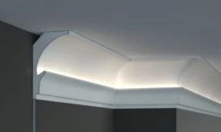 Angle Extérieur De Moulure LED KD202 En Polyuréthane