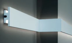 Moulure LED Classique KD302 | 120 X 40 Mm | Polyuréthane HD, Résistant, éclairage Indirect