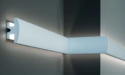Moulure LED Noble KD305 | 90 X 50 Mm | Polyuréthane HD, Résistant, éclairage Indirect