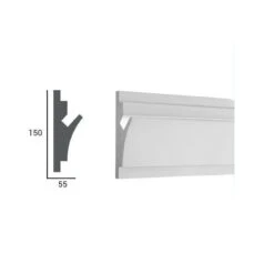 Angle Intérieur De Moulure LED KD402 En Polyuréthane