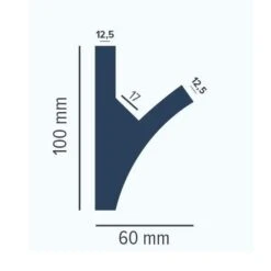 Angle Intérieur De Moulure LED KD407 En Polyuréthane