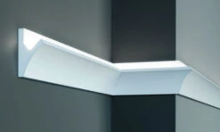 Moulure De Plafond | 100 Mm X 60 Mm | XPS | Moulure Courte | KD407 | Moulure Lumineuse -Maison Décorer Magasin KD407 1