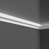 Elite Decor | Lichtleiste KH902 | Polystyrol | 22 X 40 X 2000 Mm | Weiß | Styropor Deckenleiste