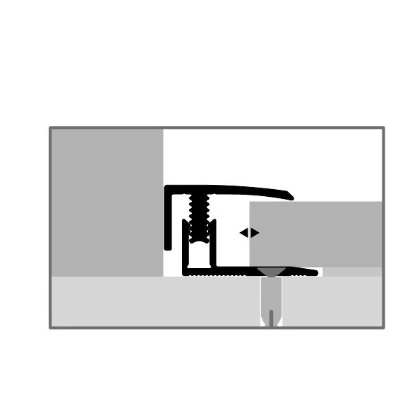 Küberit 557 Mono-Clip | Profilé De Rattrapage Stratifié | Largeur:21 Mm | Épaisseur:7-12 Mm 3 Küberit 557 Mono-Clip | Profilé De Rattrapage Stratifié | Largeur:21 Mm | Épaisseur:7-12 Mm – Image 3