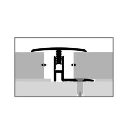 Küberit 561 Mono-Clip | Barre De Seuil Rattrapage Parquet | Largeur:31.5 Mm | Épaisseur:12-17 Mm -Maison Décorer Magasin Kueb 605610020 PIKTO