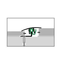 Küberit 788 FCS-718 | Barre De Seuil | Largeur:38 Mm | Rattrapage Parquet | Èpaisseur Sol:7-18 Mm -Maison Décorer Magasin Kueb 6888020 PIKTO