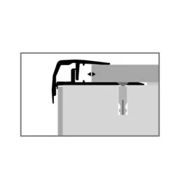 Küberit 510 Step-Clip Champion | Nez De Marche | Largeur:33 Mm | Rattrapage | Epaisseur:7-14 Mm -Maison Décorer Magasin Kueb 7010021 PIKTO